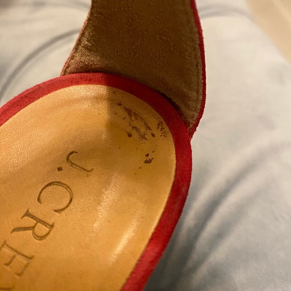 J.Crew Lucca Pink Suede Sandals - Picture 7 of 7